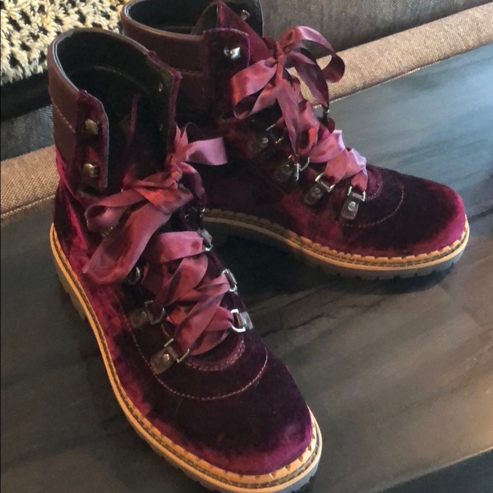 Sam Edelman velvet booties